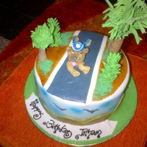 Puppy Birthday Cake