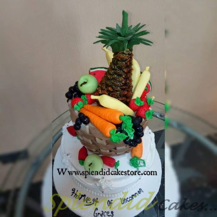 Fruit Basket Cake - Splendid Cake Store