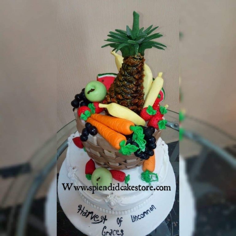 Fruit Basket Cake - Splendid Cake Store