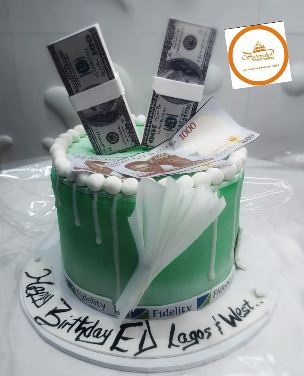Money-Tree Money Pulling Cake 8 inch, Food & Drinks, Homemade Bakes on  Carousell