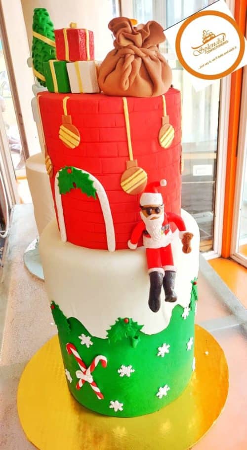 The Christmas cake