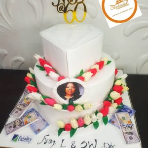 White boss cake